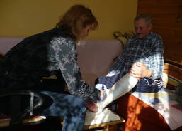 Převazy ran, defetků, proleženin