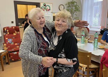 Taneční hodinka ve stacionáři