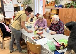 Fenka Růženka potěšila klienty stacionáře