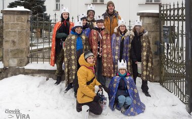 Tříkrálová sbírka 2026, foto Foto Člověk a víra/Lubomír Holý 