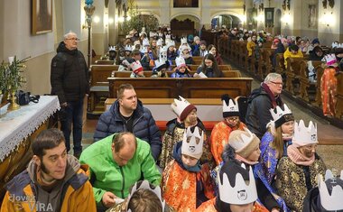 Tříkrálová sbírka 2026, foto Foto Člověk a víra/Lubomír Holý 