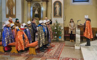 Tříkrálová sbírka 2026, foto Foto Člověk a víra/Lubomír Holý 