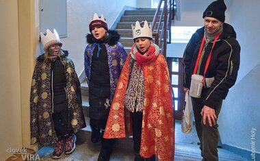 Tříkrálová sbírka 2026, foto Foto Člověk a víra/Lubomír Holý 